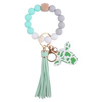 Beach Modern Style Round Silica Gel Beaded Women's Bracelets sku image 2