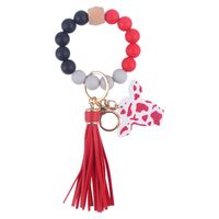 Beach Modern Style Round Silica Gel Beaded Women's Bracelets sku image 6