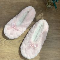Women's Casual Bow Knot Round Toe Cotton Slippers main image 3