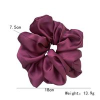 Simple Style Solid Color Satin Hair Tie 1 Piece main image 7