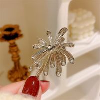 Glam Luxurious Flower Copper Women's Brooches main image 4