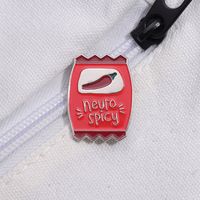 Simple Style Cartoon Letter Alloy Unisex Brooches main image 3
