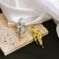 Elegant Lady Waves Alloy Plating Women's Brooches main image 1