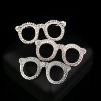 Simple Style Glasses Alloy Plating Unisex Brooches main image 1