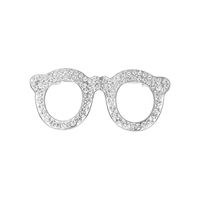 Simple Style Glasses Alloy Plating Unisex Brooches sku image 2