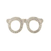 Simple Style Glasses Alloy Plating Unisex Brooches sku image 3