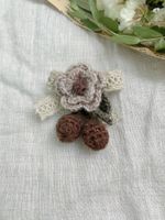 Elegant Simple Style Flower Yarn Women's Brooches sku image 4