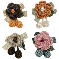 Elegant Simple Style Flower Yarn Women's Brooches main image 2
