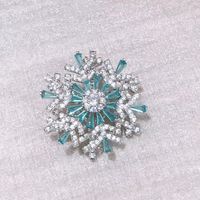 Vintage Style Snowflake Copper Plating Women's Brooches sku image 9