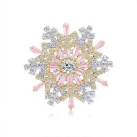 Vintage Style Snowflake Copper Plating Women's Brooches sku image 10