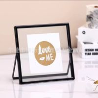 Elegant Letter Glass Metal Picture Frames sku image 40