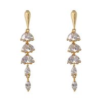 1 Pair Simple Style Classic Style Korean Style Solid Color Alloy Drop Earrings main image 2