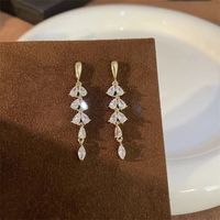 1 Pair Simple Style Classic Style Korean Style Solid Color Alloy Drop Earrings main image 4