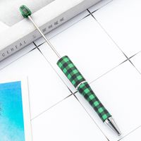 Modischer Kugelschreiber Mit Geometrischem Muster, Rotationsdruck, Kunststoff, 1 Stück sku image 1