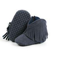 Kid's Casual Solid Color Round Toe Classic Boots sku image 13