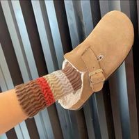 Women's Casual Simple Style Color Block Cotton Crew Socks A Pair main image 4