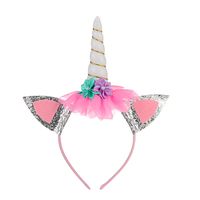 Cute Sweet Unicorn Cloth Hair Band main image 5