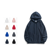 Unisex-hoodies Lange Ärmel Tasche Lässig Einfacher Stil Einfarbig main image 1