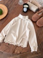 Casual Solid Color Cotton Girls Clothing Sets sku image 1