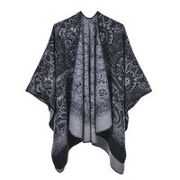 Women's Vintage Style Flower Polyester Acrylic Crochet Lace Shawl sku image 9