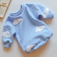 Casual Clouds Cotton Baby Rompers sku image 2