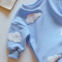 Casual Clouds Cotton Baby Rompers main image 4