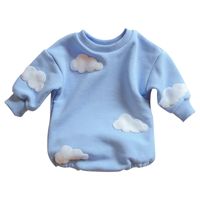 Casual Clouds Cotton Baby Rompers main image 2