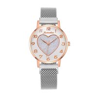 Cute Sweet Heart Shape Buckle Quartz Women's Watches sku image 1