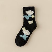 Women's Sweet Cartoon Star Flower Polyester Jacquard Crew Socks A Pair sku image 9