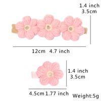 Cute Sweet Flower Knit Hair Band main image 5