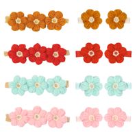 Cute Sweet Flower Knit Hair Band main image 4