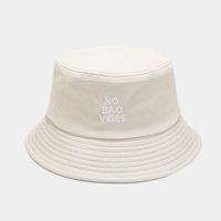 Unisex Basic Simple Style Letter Embroidery Wide Eaves Bucket Hat sku image 7