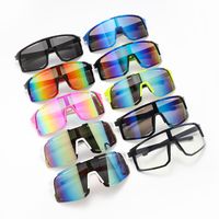 Simple Style Commute Color Block Pc Special-shaped Mirror Full Frame Women's Sunglasses main image 1