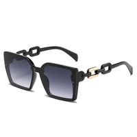 Retro Sweet Color Block Pc Square Full Frame Women's Sunglasses main image 2