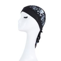 Unisex Hip-hop Punk Streetwear Star Skull Printing Eaveless Pirate Hat sku image 33