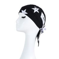Unisex Hip-hop Punk Streetwear Star Skull Printing Eaveless Pirate Hat sku image 26