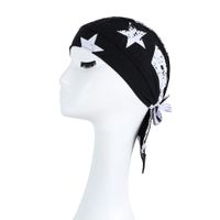 Unisexe Hip Hop Punk Vêtement De Rue Star Crâne Impression Sans Gouttière Pirate Chapeau sku image 26