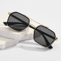 Classic Style Solid Color Acrylic Square Full Frame Women's Sunglasses main image 1