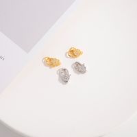 Simple Style Flower Sterling Silver Plating Inlay Zircon Gold Plated Charms Jewelry Accessories main image 5