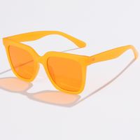 Estilo Simple Estilo Clásico Bloque De Color Ordenador Personal Cuadrado Fotograma Completo Gafas De Sol Mujer sku image 5