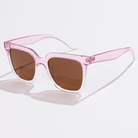 Simple Style Classic Style Color Block Pc Square Full Frame Women's Sunglasses sku image 8