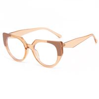 Simple Style Classic Style Color Block Pc Oval Frame Full Frame Optical Glasses main image 5