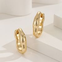Wholesale Jewelry Basic Classic Style Geometric Alloy Gold Plated Silver Plated Earrings sku image 1
