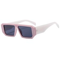 Simple Style Classic Style Commute Color Block Ac Square Full Frame Men's Sunglasses main image 3