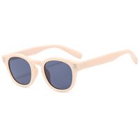 Classic Style Roman Style Commute Color Block Ac Oval Frame Full Frame Women's Sunglasses main image 4