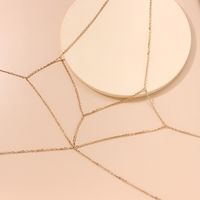 Sexy Streetwear Solid Color Alloy Plating Women's Body Chain main image 4