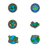 Pastoral Simple Style Earth Alloy Printing Unisex Brooches main image 4