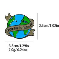Pastoral Simple Style Earth Alloy Printing Unisex Brooches main image 8