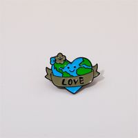 Pastoral Simple Style Earth Alloy Printing Unisex Brooches sku image 1