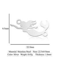 Simple Style Cat Snake Frog Stainless Steel Polishing Plating Gold Plated Jewelry Accessories sku image 1